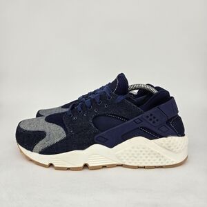 Nike Women's Air Huarache Premium 'Binary Blue' Denim Shoes Size 8